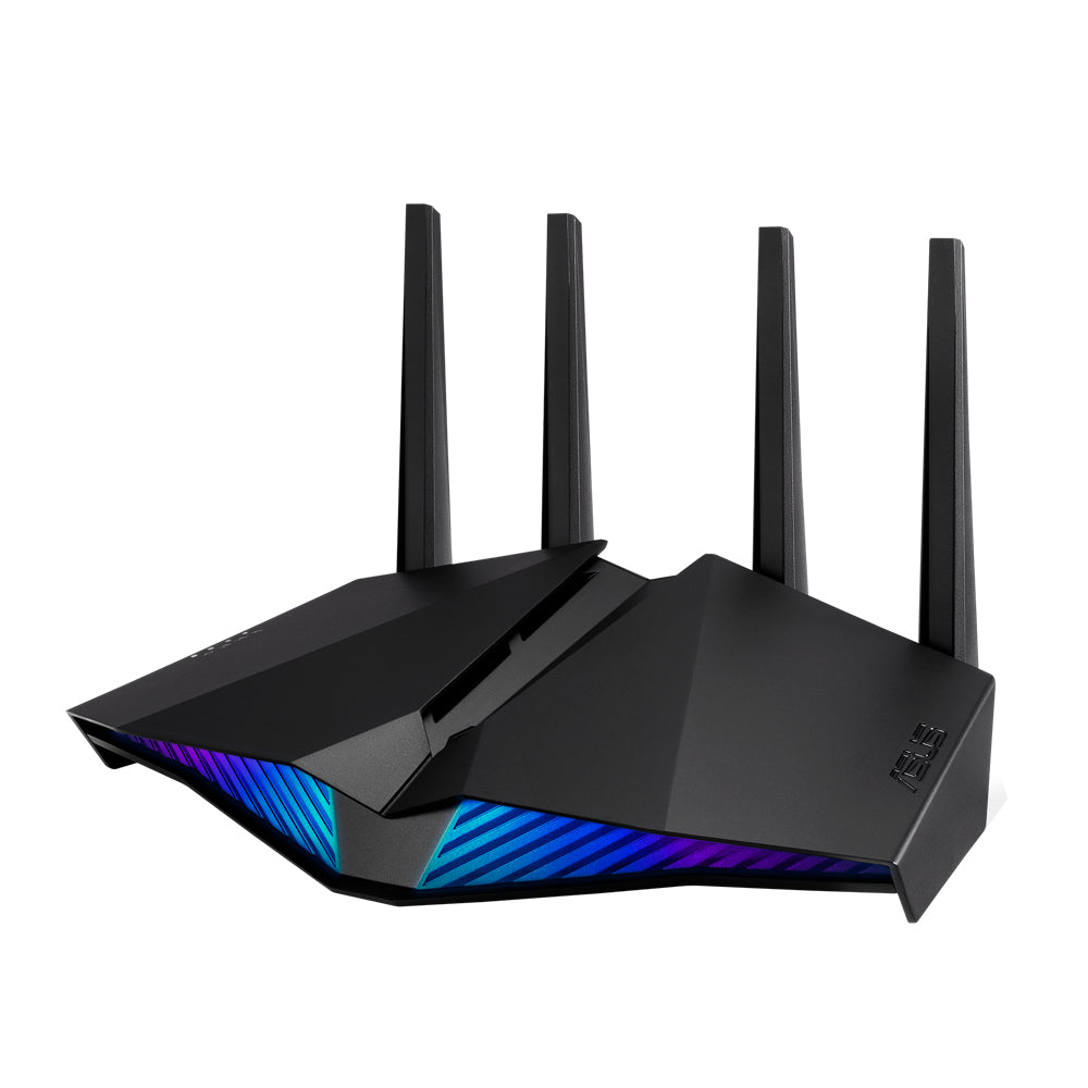 ASUS RT-AX82U wireless router Gigabit Ethernet Dual-band (2.4 GHz / 5 GHz) 4G Black