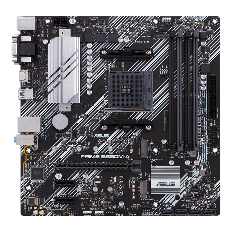 B550M-A/CSM - Asus PRIME AM4 DDR4 Micro-ATX Motherboard