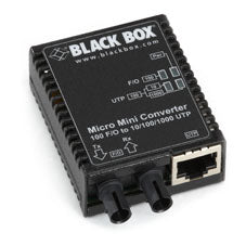 FAST ETHERNET (100-MBPS) MEDIA CONVERTER - 10/100/1000-MBPS COPPER TO 100-MBPS M