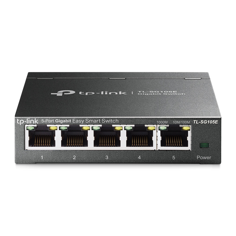 TL-SG105E - TP-Link 5-PORT 10/100/1000BASE-T GIGABIT ETHERNET SWITCH