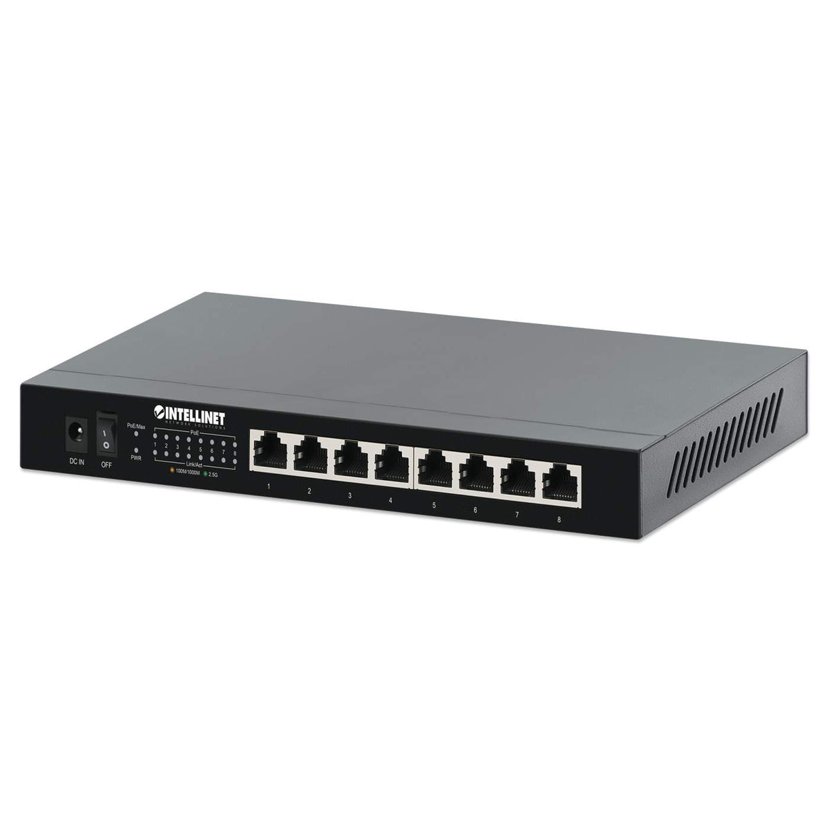 561938 - Intellinet 8-Port Gigabit PoE+ 2-Port SFP Managed Switch