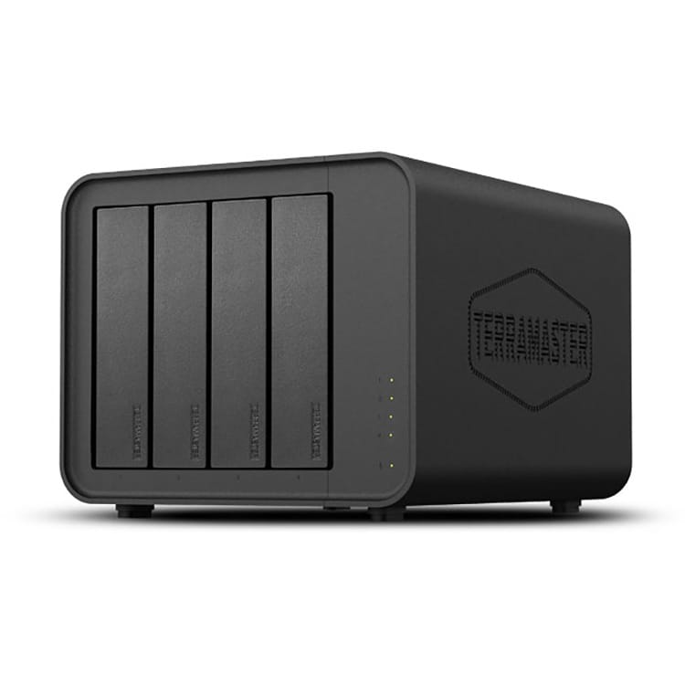D8HYBRID - TerraMaster D8 Hybrid 4-Bay SATA + 4-Slot M.2 NVMe USB 3.2 Gen2 10Gbps RAID DAS Enclosure