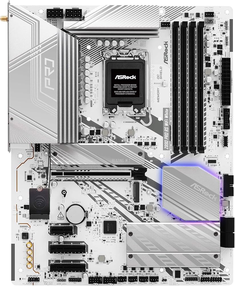 90-MXBQC0-A0UAYZ - ASRock ProRSWiFiWhite Pro RS Motherboard