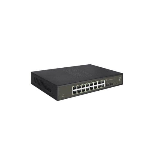 GES-2118 - LevelOne 16-Port Gigabit 2-Port SFP Smart Managed Switch