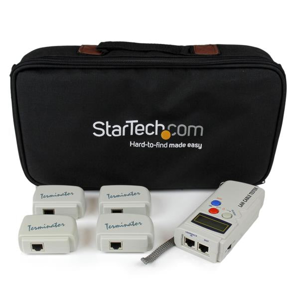 TEST SEVERAL CABLE RUNS SIMULTANEOUSLY - LAN CABLE TESTER - NETWORK CABLE TESTER