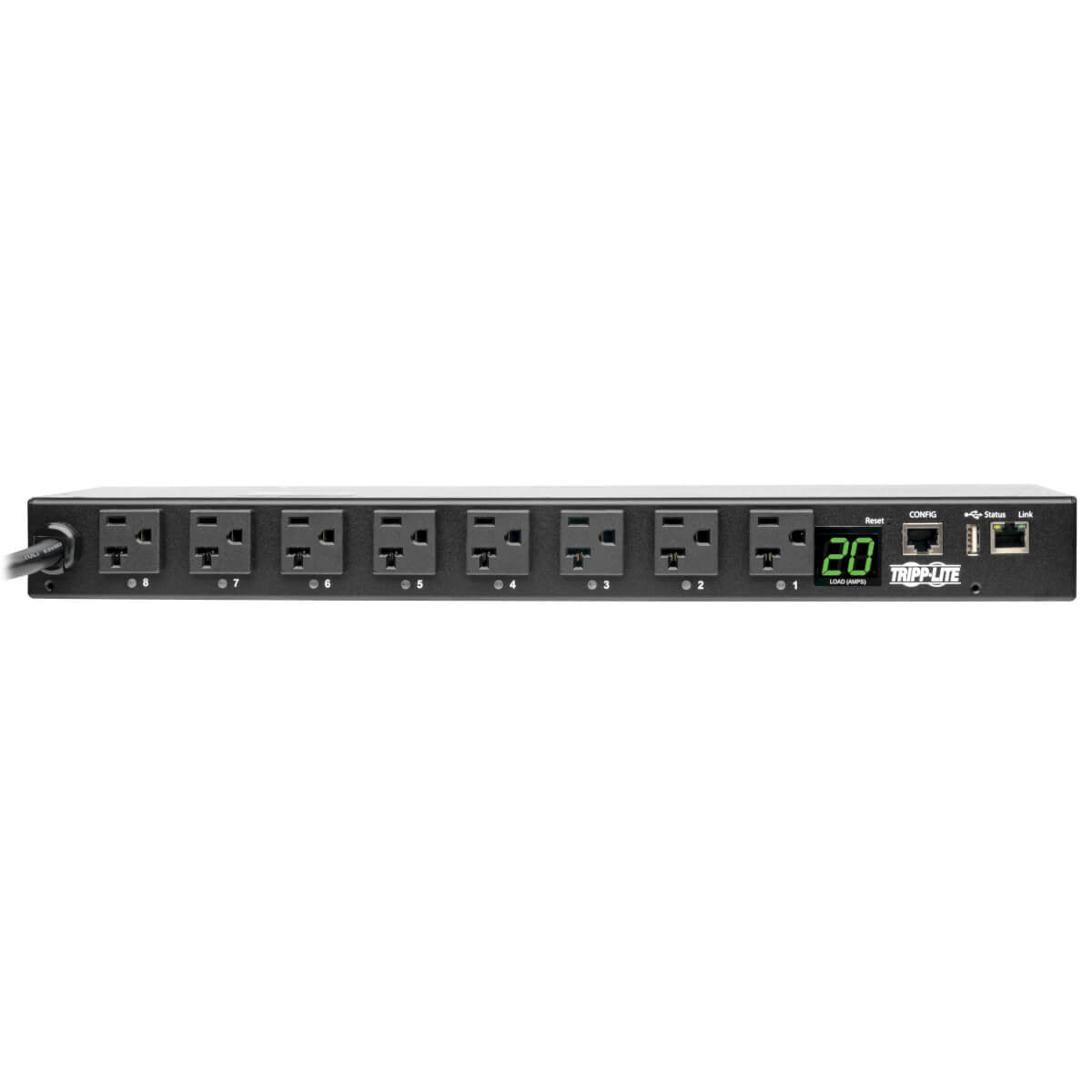 1.9KW SINGLE-PHASE SWITCHED PDU WITH LX PLATFORM INTERFACE, 120V OUTLETS (8 5-15
