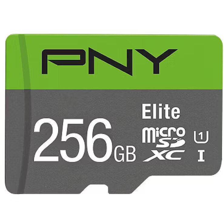 P-SDU1TBV32100PRO-GE - PNY 256GB PRO Elite microSDXC UHS-I Memory Card