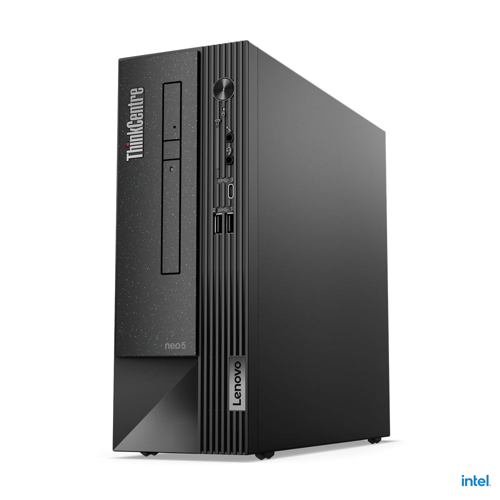 Lenovo ThinkCentre neo 50s i5-12400 SFF Intel® Core™ i5 8 GB DDR4-SDRAM 128 GB SSD Windows 11 Pro PC Black