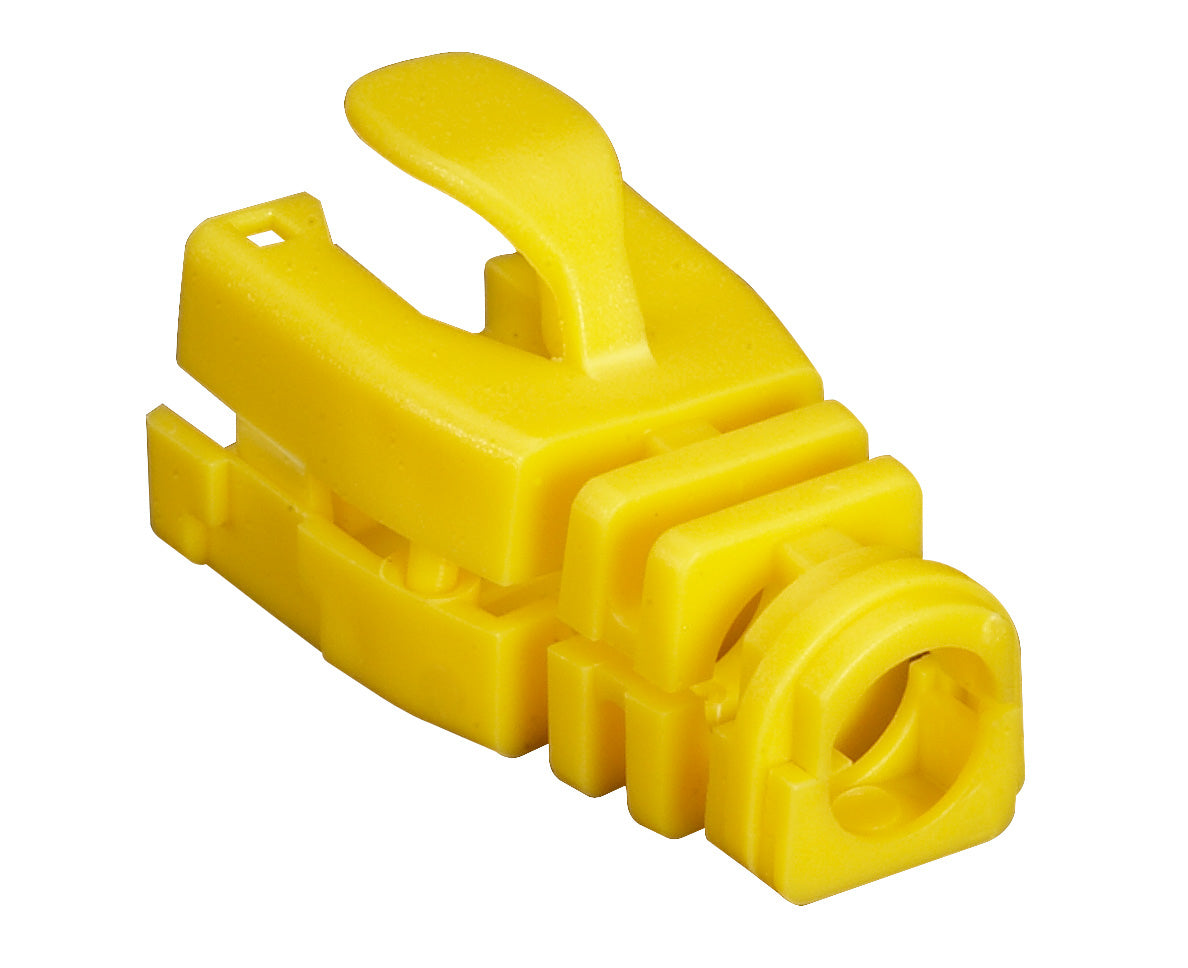 FMT722-SO-50PAK - Black Box SNAP-ON SNAGLESS CABLE BOOT - YELLOW 50-PACK GSA TAA