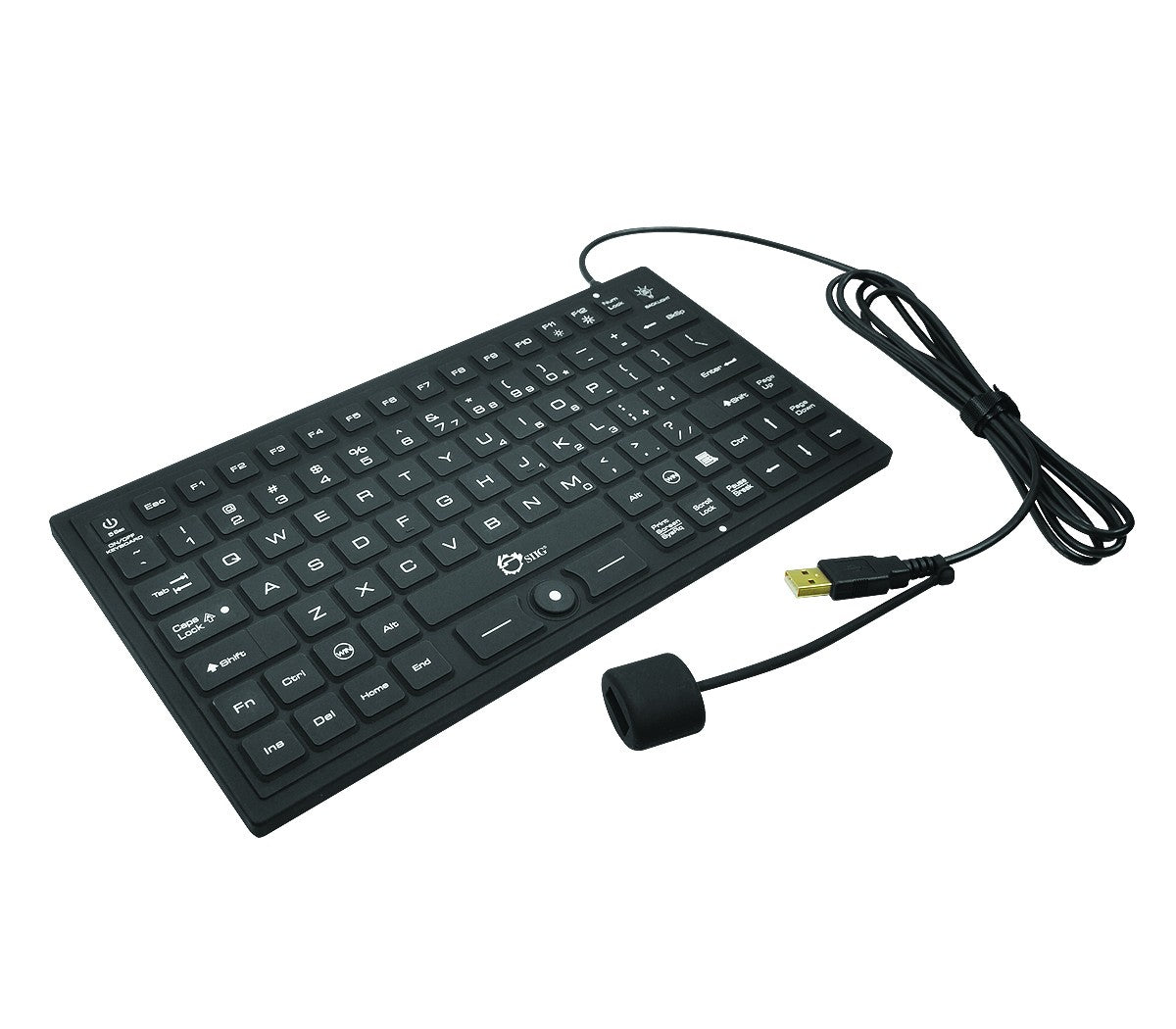 JK-US0911-S1 - Siig INDUSTRIAL GRADE WASHABLE KEYBOARD WITH POINTING DEVICE
