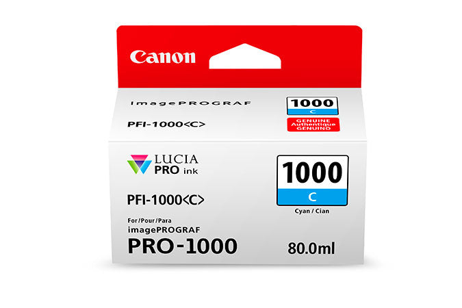 0547C002 - Canon PFI-1000 CYAN INK TANK