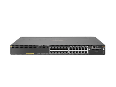 Hewlett Packard Enterprise Aruba 3810M 24G PoE+ 1-slot Switch Managed L3 Gigabit Ethernet (10/100/1000) Power over Ethernet (PoE) 1U Black