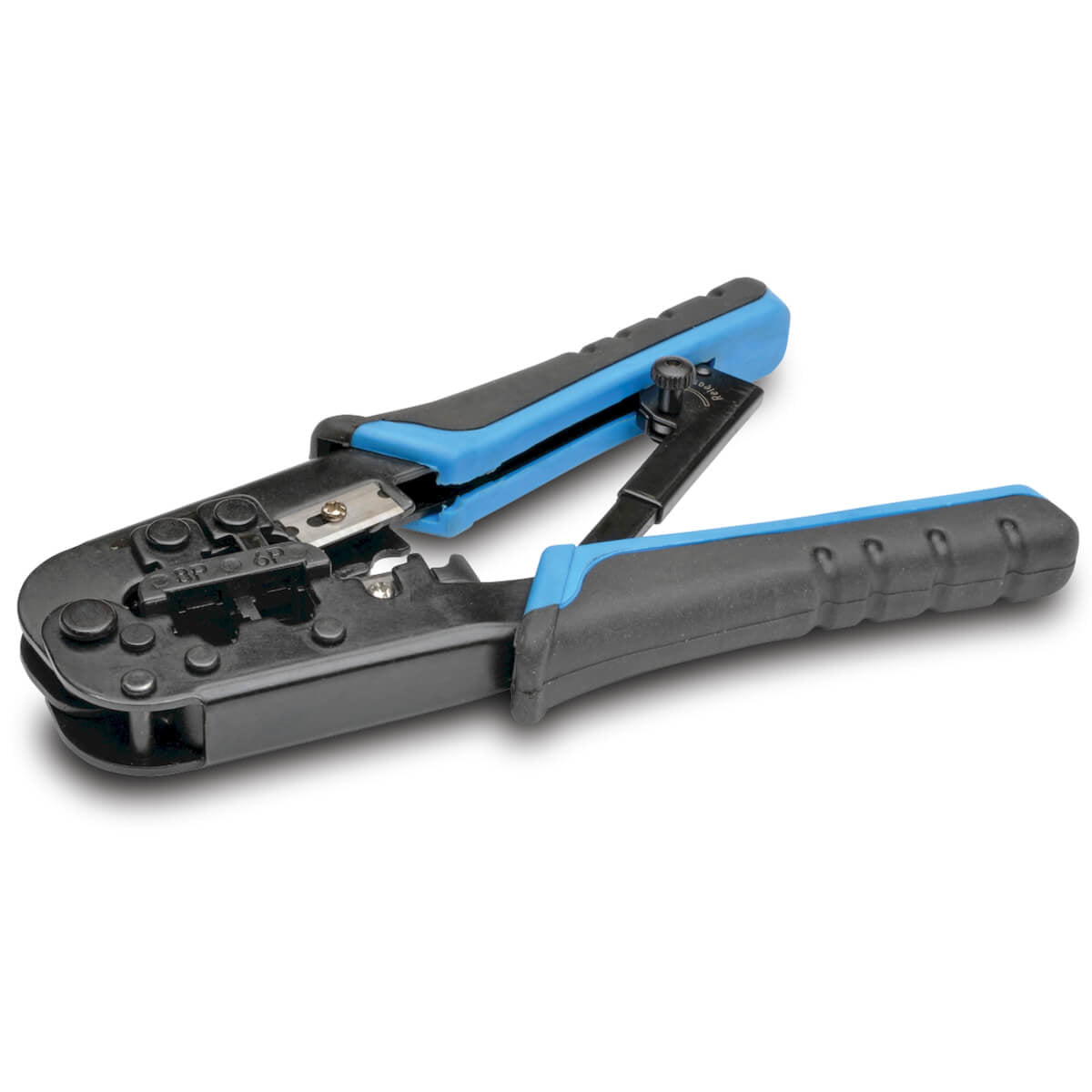 T100-001 - Tripp Lite RJ11 RJ12 RJ45 CRIMPING TOOL WITH CABLE STRIPPER CAT5E CAT6