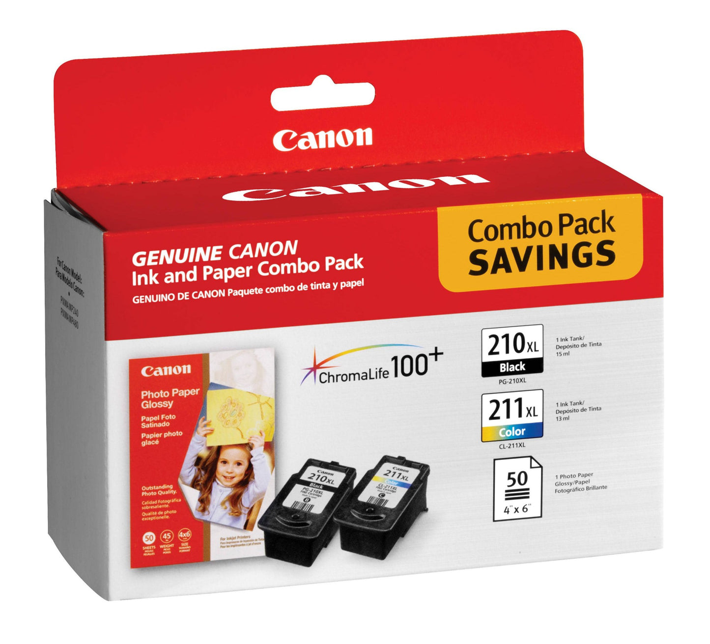 2973B004 - Canon PG-210XL/CL-211XL W/GP502 COMBO