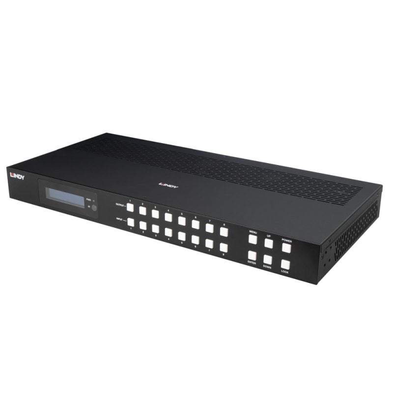 38334 - Lindy 8x8 HDMI 2.0 Matrix Switch