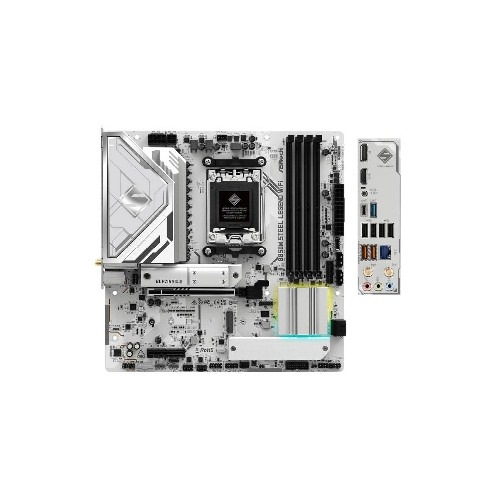 90-MXBS2-A0UAYZ - ASRock B850 AM5 DDR5 Micro-ATX WiFi Motherboard