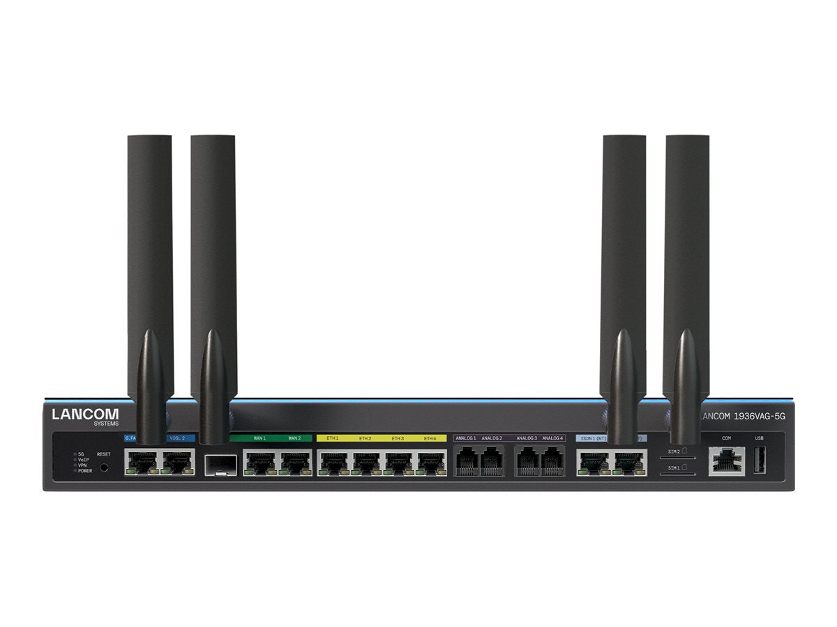62144 - Lancom 1936VAG-5G Multi-WAN SD-WAN VoIP Gateway