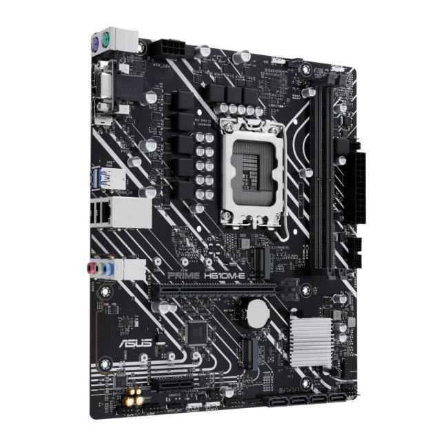 90MB1G10-M0EAYC - Asus PRIME H610M-E LGA1700 DDR5 Micro-ATX Motherboard