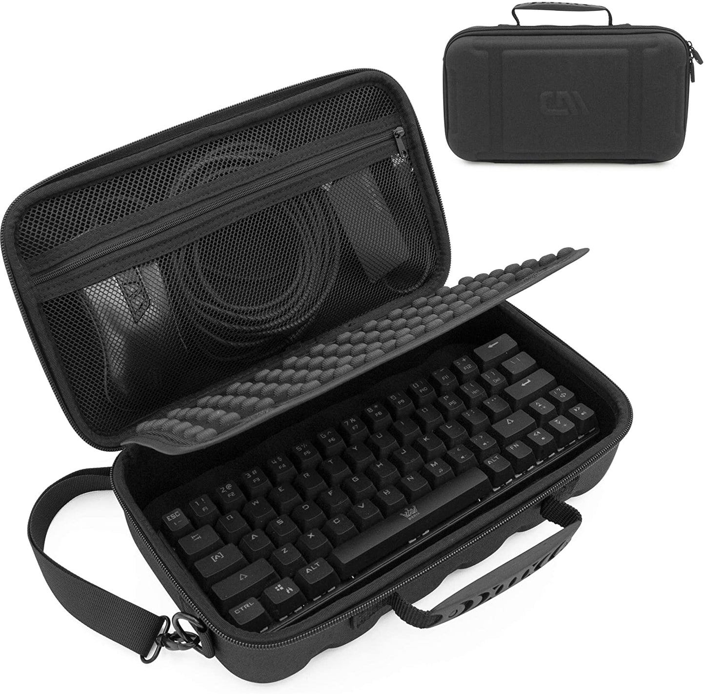 EVA126-KEY-BLK - Casematix 60 Keyboard Case