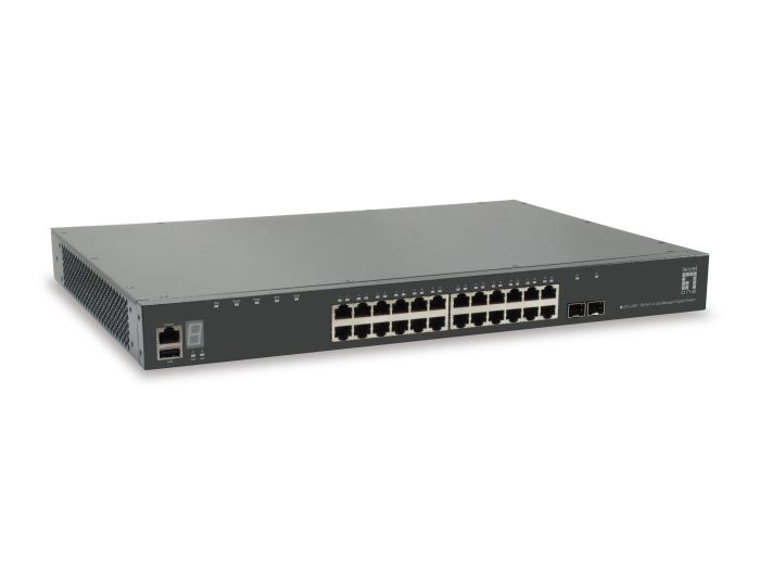 57080903 - LevelOne 28-Port L3 Manag.GiB 2 SFP+ 1 x 10GiB Switch