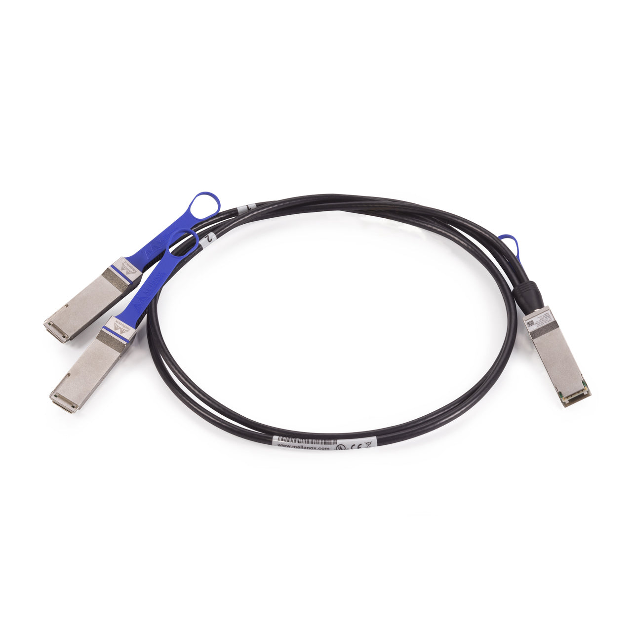 MELLANOX PASSIVE COPPER HYBRID CABLE, ETH 100GB/S TO 2X50GB/S, QSFP28 TO 2XQSFP2