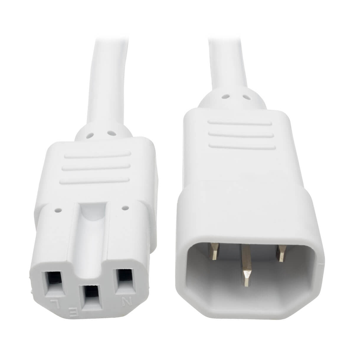 P018-003-AWH - Tripp Lite HEAVY-DUTY COMPUTER POWER CORD, 15A, 14 AWG (IEC-320-C14 TO IEC-320-C15), WHITE,