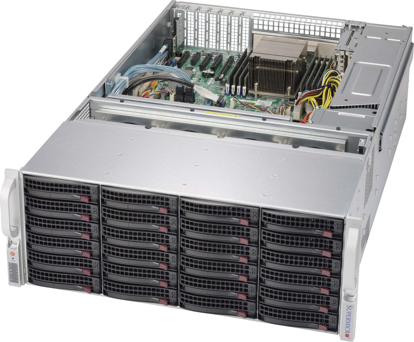 Supermicro SuperChassis 847BE1C-R1K28LPB Rack Black, Stainless steel 1280 W
