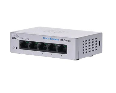 Cisco CBS110-5T-D-NA network switch Unmanaged Gigabit Ethernet (10/100/1000) Gray