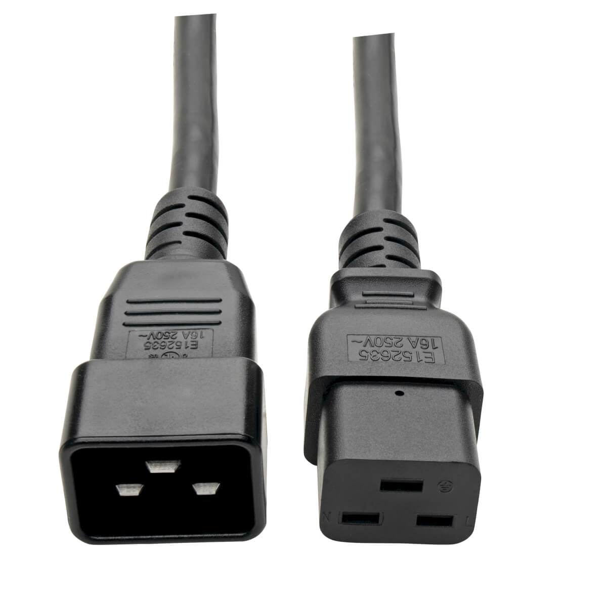 P036-010 - Tripp Lite 10FT POWER CORD EXTENSION CABLE C19 TO C20 HEAVY DUTY 20A 12AWG