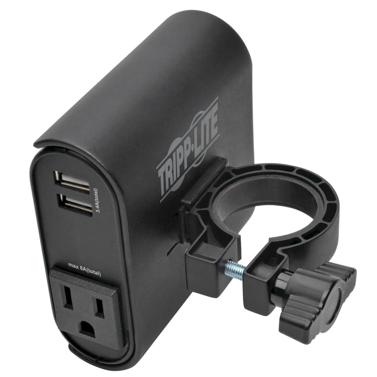 DMACUSB - Tripp Lite AC/USB CHARGING CLIP FOR DISPLAY MOUNTS W/ 2 USB PORTS & 2 5-15R