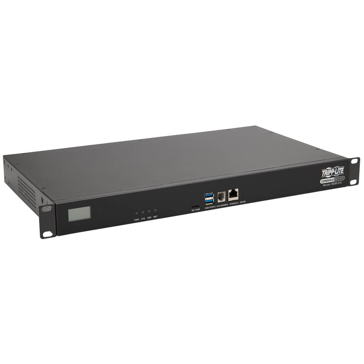 16-PORT SERIAL CONSOLE SERVER, USB PORTS (2) - DUAL GBE NIC, 16 GB FLASH, WI-FI,