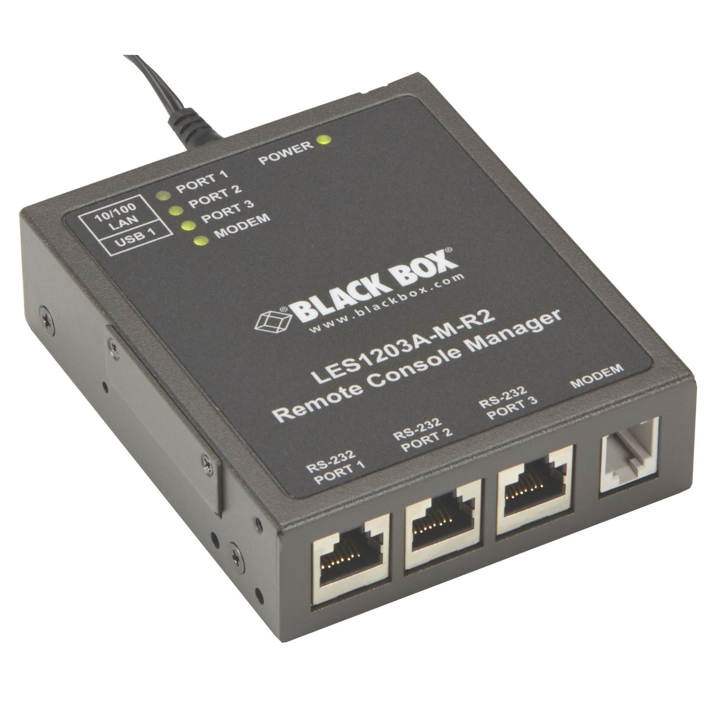 CONSOLE SERVER - POTS MODEM, DUAL 10/100, 3-PORT, GSA, TAA