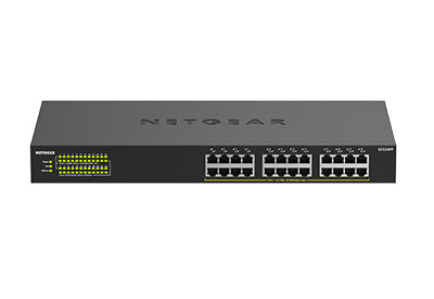 Netgear GS324PP Unmanaged Gigabit Ethernet (10/100/1000) Black Power over Ethernet (PoE)