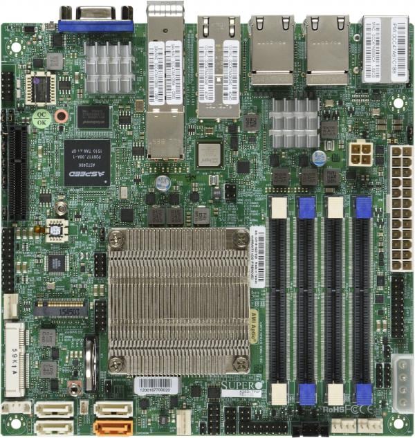 A2SDI-16C-TP8F-B - Supermicro Intel Atom C3955 16-Core Mini-ITX Server Motherboard