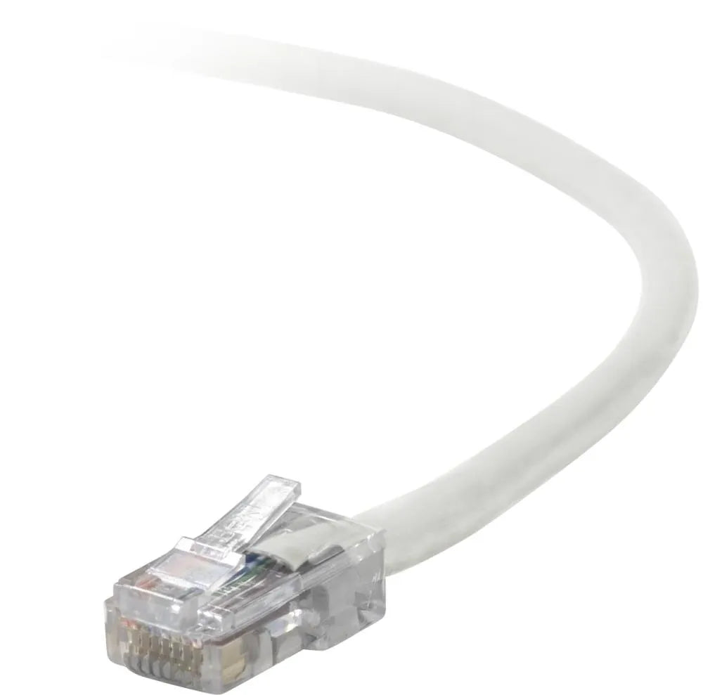 A3L791-50-WHT - Belkin 50FT CAT5E PATCH CABLE, UTP, WHITE PVC JACKET, 24AWG, T568B, 50 MICRON, GOLD PLA