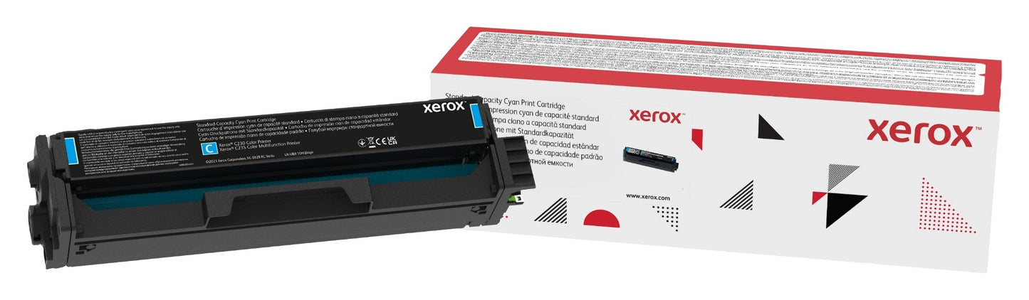 006R04384 - Xerox GENUINE XEROX CYAN STANDARD CAPACITY PRINT CARTRIDGE, XEROX C230/C235 COLOR PRIN
