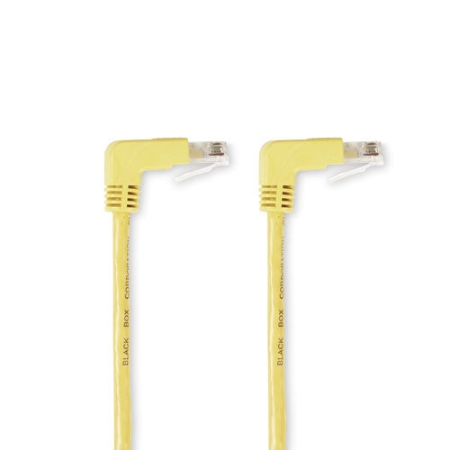 EVNSL24E-0015-90DD - Black Box CAT5E 100-MHZ MOLDED ANGLED STRANDED ETHERNET PATCH CABLE - UNSHIELDED (UTP), CM