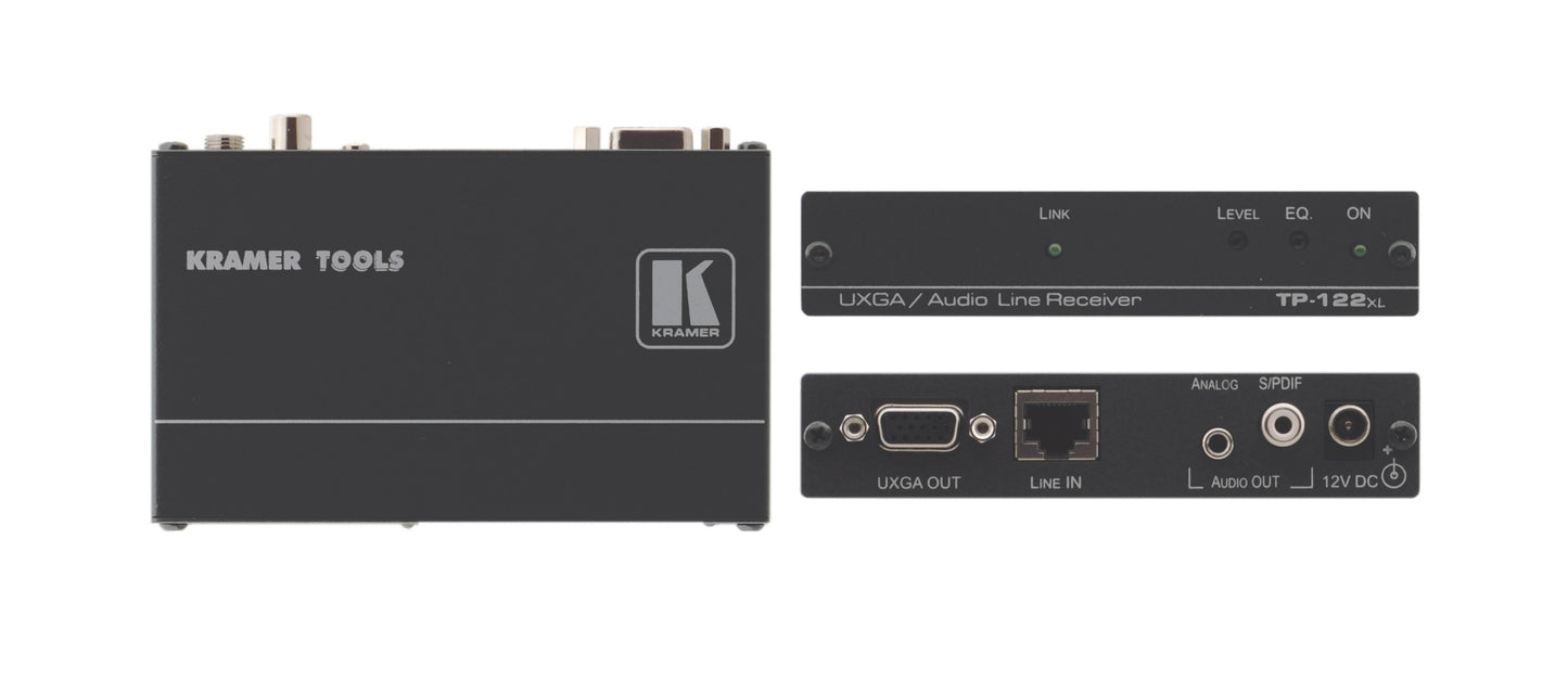 50-80177390 - Kramer Electronics THE TP-122XL IS A HIGH-PERFORMANCE TWISTED PAIR RECEIVER FOR COMPUTER GRAPHICS V