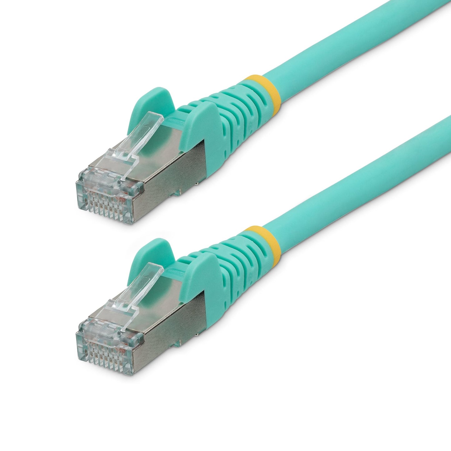 NLAQ-7F-CAT6A-PATCH - StarTech.com 7FT CAT6A ETHERNET CABLE - AQUA - LOW SMOKE ZERO HALOGEN (LSZH) - 10GBE 500MHZ 1