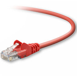 A3L791B50-RED-S - Belkin PATCH CABLE - RJ-45 - MALE - RJ-45 - MALE - 50 FEET - EIA/TIA-568B CATEGORY 5E -