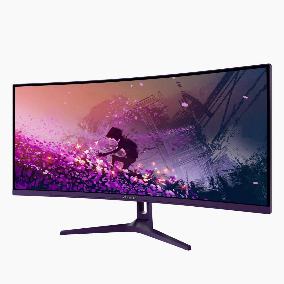 AZ-NO-34T2K165-PP - Arozzi PCB Nova 34″ Curved VA Purple Monitor