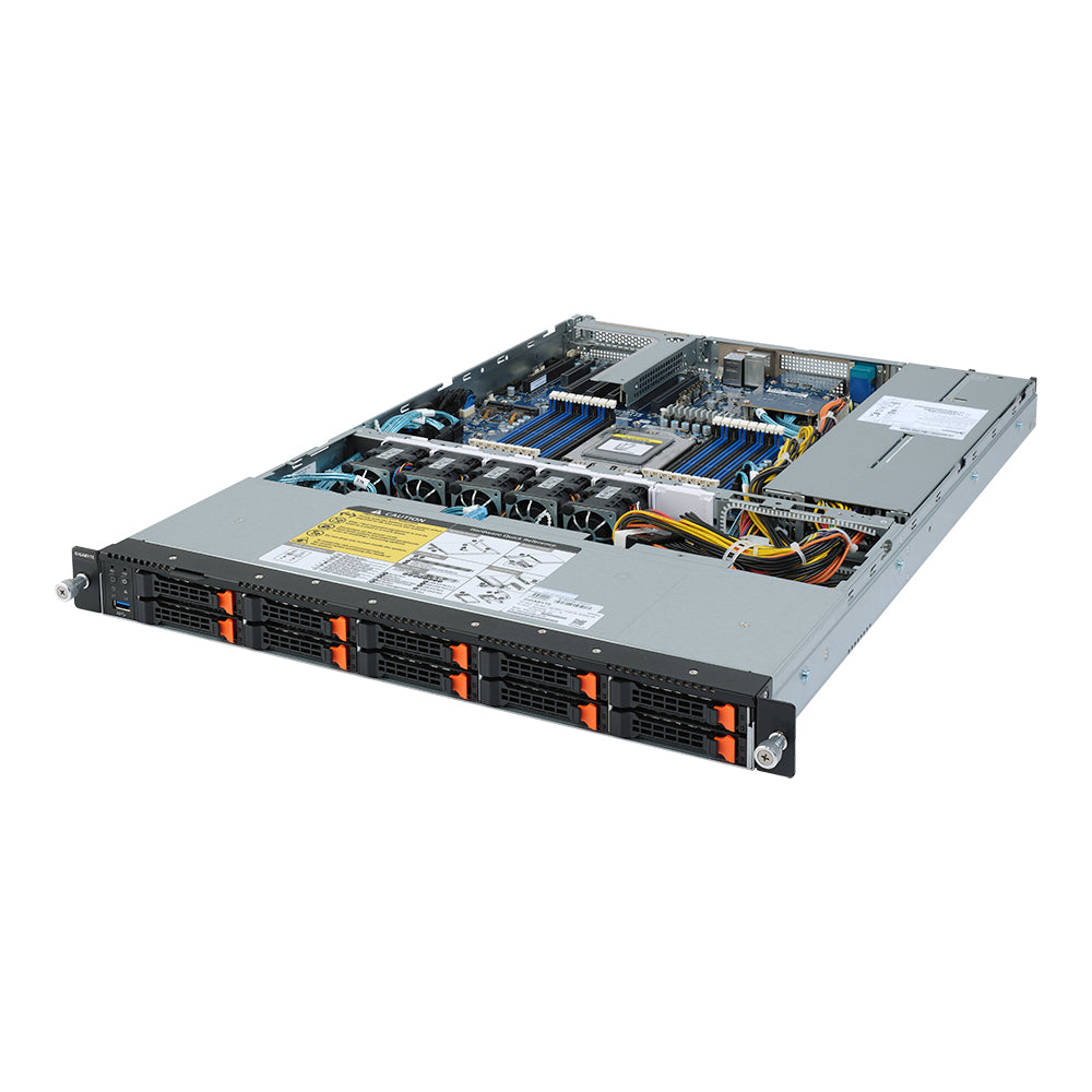 Gigabyte R152-Z32 server barebone Socket SP3 Rack (1U) Black, Gray
