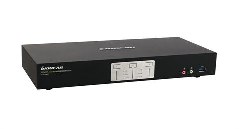 GCS1942H - iogear 2-PORT 4K DUAL VIEW KVMP WITH HDMI -TAA