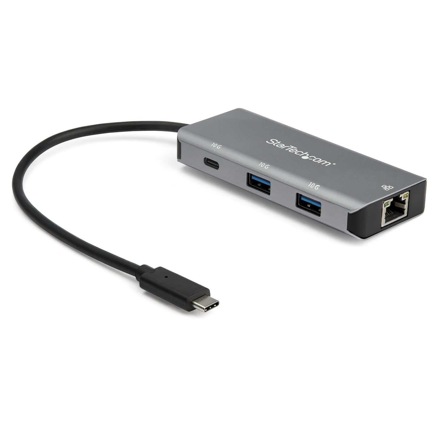 StarTech.com HB31C2A1CGB interface hub USB 3.2 Gen 2 (3.1 Gen 2) Type-C 10000 Mbit/s Black, Gray
