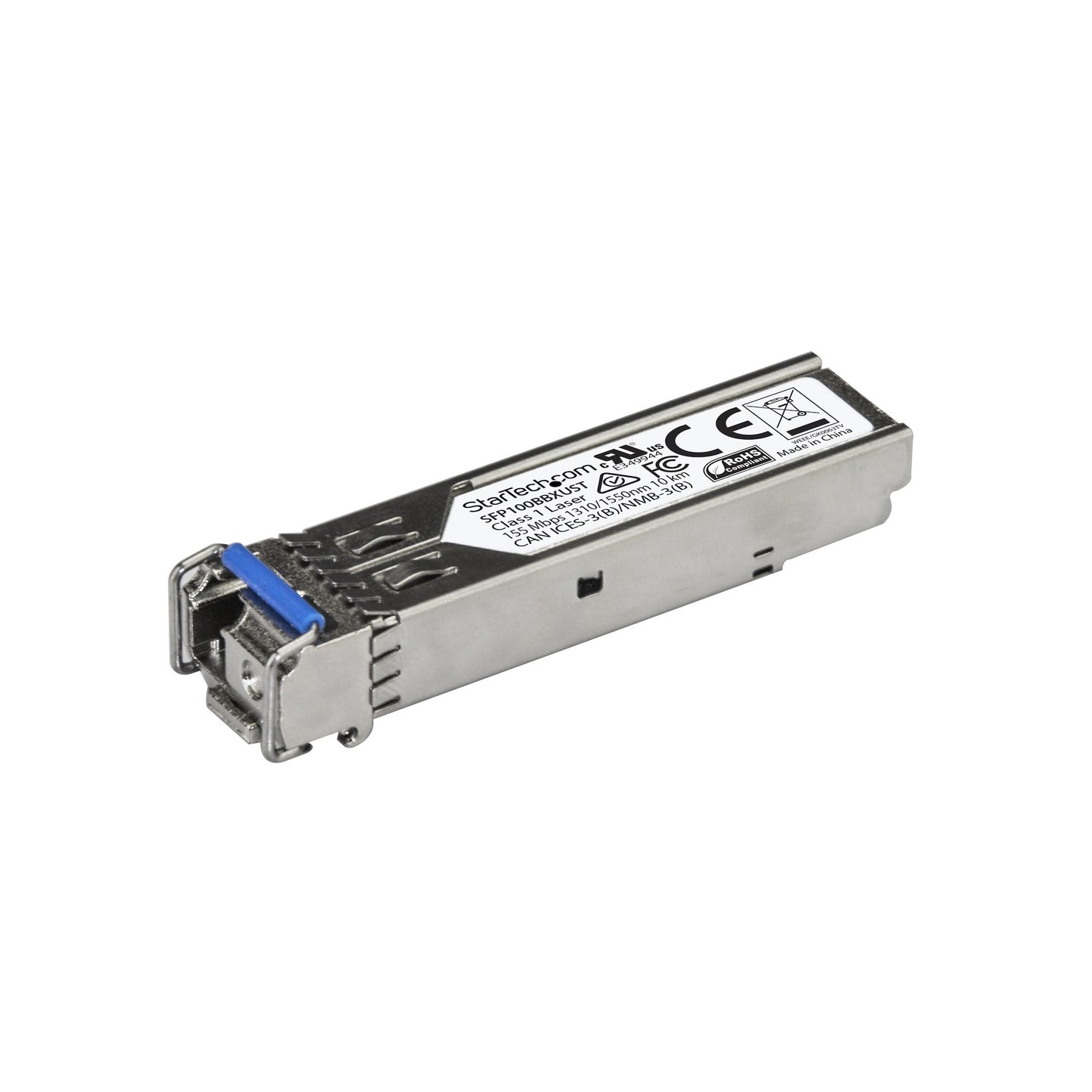 StarTech.com SFP100BBXUST network transceiver module Fiber optic 155 Mbit/s SFP