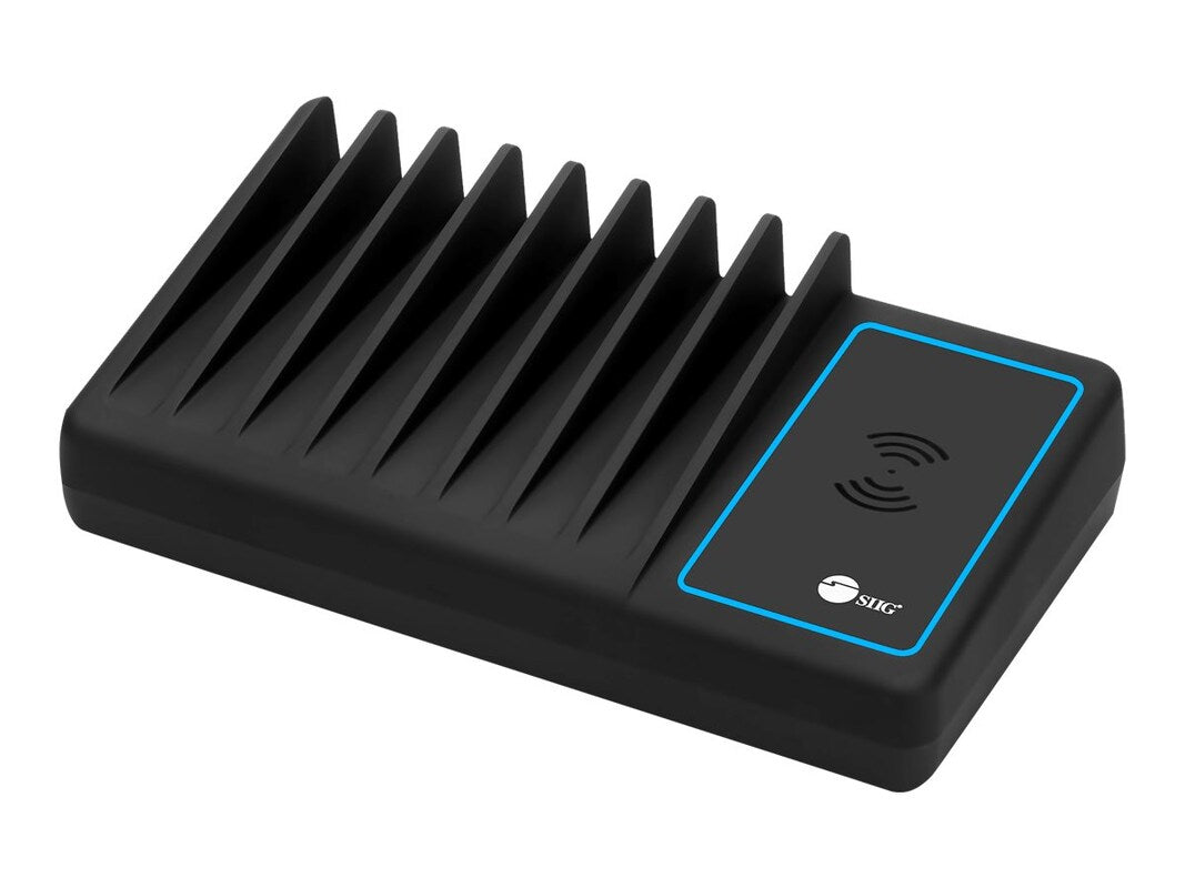 ACPW1H11S1 - SIIG 10-Port USB-A/C & Wireless Charging Station