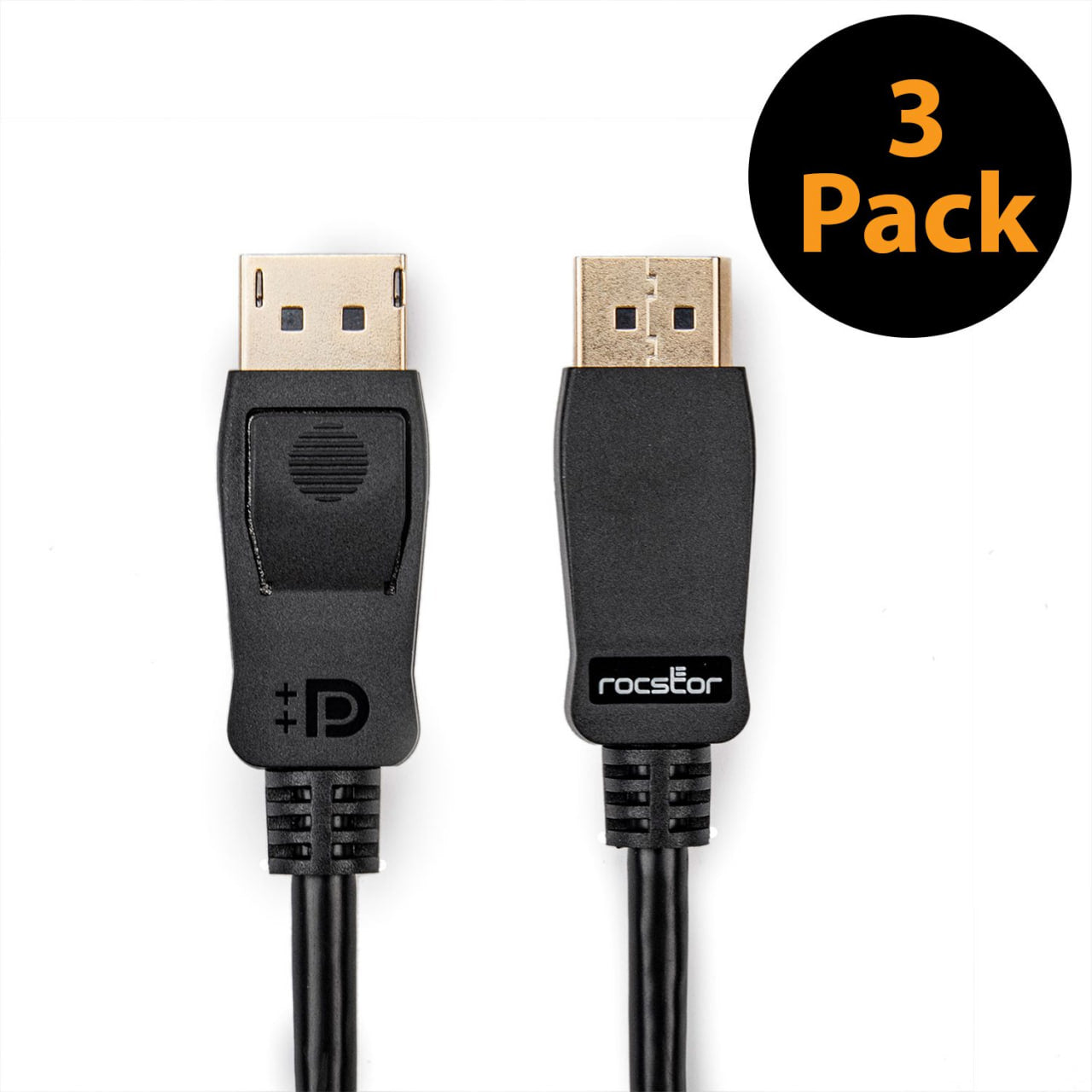Y10C236-B1-3PK - Rocstor DISPLAYPORT 1.2 CABLE