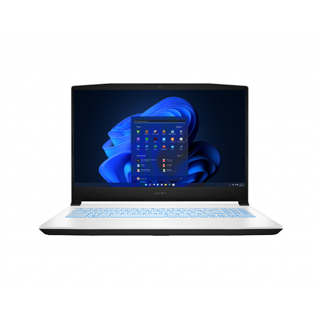 MSI Gaming Sword 15 A11UD-1248 i7-11800H Notebook 15.6" Full HD Intel® Core™ i7 8 GB DDR4-SDRAM 512 GB SSD NVIDIA GeForce RTX 3050 Ti Wi-Fi 6E (802.11ax) Windows 11 Home White