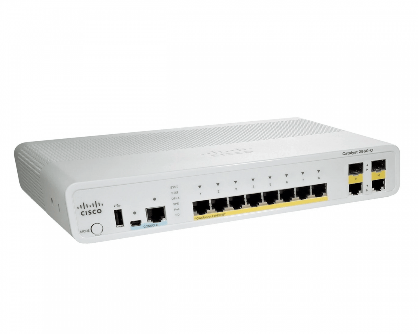 WS-C2960C-8TC-S - Cisco CATALYST 2960C SWITCH 8 FE, 2 X DUAL UPL