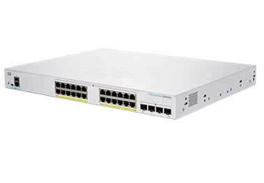 Cisco CBS350-24FP-4G-EU network switch Managed L2/L3 Gigabit Ethernet (10/100/1000) Silver